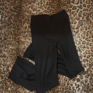 Black Wide-Leg Pants